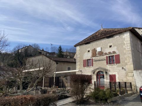 A successful restaurant with great reputation in a lively village on a river. The property is sold with all the restaurant furniture and the fully fitted kitchen. Terrace, restaurant, kitchen, lots of storage space, garage. On the first floor a balco...
