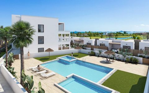 Apartments in Los Alcazares, Costa Calida The quiet residence is made up of 32 apartments with 2 and 3 bedrooms and 9 villas with 3 bedrooms that combine modern design, quality and functionality. Its unbeatable location offers impressive views of the...