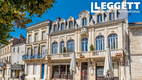 A15648 - This beautiful hotel and restaurant occupies a prime position in the heart of the spa town of Jonzac in the southern Charente Maritime. The business is highly rated and very popular with tourists and locals alike and is full of French charac...