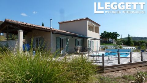 A23146LHS34 - Built in 2016, this smart south-facing villa sits proudly in the centre of its garden land, with its very spacious pool decking - ideal for holiday and of course for everyday living! Just on the outskirts of a charming vine growers' vil...