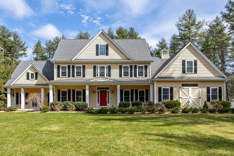 Nestled back from the road on a picturesque 2.22 acres of beautifully landscaped land, sets this gorgeous 4-BR colonial home. In one of Carlisle's most sought-after neighborhoods, this home offers both charm & elegance, inside & out. A perfect home t...