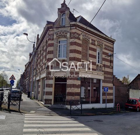Very nice investment building for residential and commercial use. Ideally located on the main axis of the town of Saint-Saulve (59880), this building benefits from an ideal location. The town has a typically northern charm, with its small cobbled str...