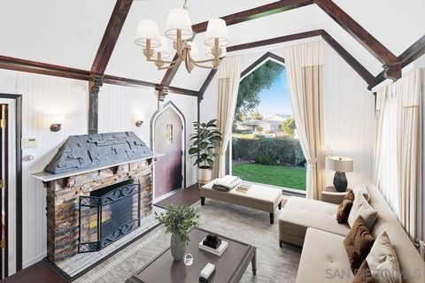 Unique opportunity to secure the storybook home of your dreams in the coveted Point Loma/Ocean Beach area, priced to sell and awaiting your personal touch. This enchanting Tudor-style residence beckons with its spacious and inviting living areas, des...