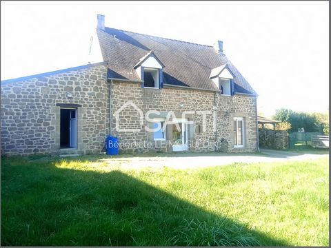 Very beautiful stone farmhouse adjoining one side, located in a small hamlet, in the countryside, with a living area of ??approximately 110 m², it is composed on the ground floor of a large bright living room of 53 m², a fireplace, a toilet, upstairs...