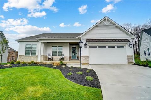 Welcome to your dream home in the highly sought-after Soraya Farms community nestled within Clearcreek Township. This stunning residence offers a perfect blend of luxury, functionality, and privacy. As you step inside, you'll be greeted by the grande...