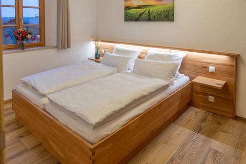 Dear guests, A new and very cozy and lovingly furnished holiday apartment awaits you. Thanks to its high-quality furnishings with handmade solid wood furniture, this holiday apartment is something very special. One bedroom is equipped with a double b...