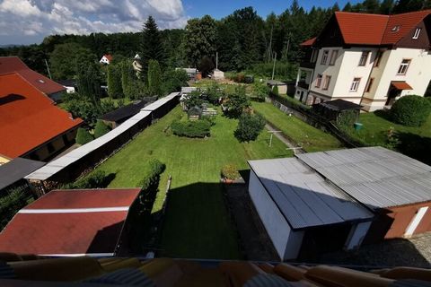 Our holiday apartment is located in the middle of the Zittau Mountains, in the beautiful climatic health resort of Jonsdorf. The attic apartment is part of a multi-generational house with a garden, which invites you to linger because of the various s...