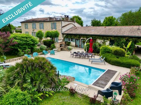 Located just 18 minutes from Langon, discover this exceptional property nestled in a peaceful setting on nearly one and a half hectares of land. Its strategically preserved location offers absolute privacy while being close to amenities. On the groun...