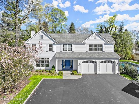 Ultra-stylish, totally renovated home boasts a fabulous pool house, pergola-topped terrace with stone fireplace, pool, spa and outdoor kitchen set back on one landscaped acre with beautiful stone walls. This incredible transformation has resulted in ...