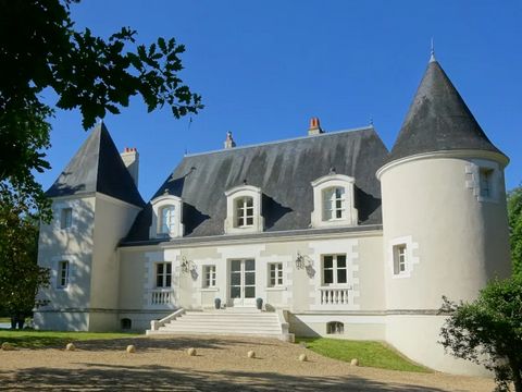 Summary Beautiful Loire Valley manor. located 16 km (10mins) north of Tours with 546 m2 of living space on an area of 8 ha 23 (20acres) with parkland and forests. Fully automatic saltwater pool with motorized cover, billiard room, sauna, petanque cou...