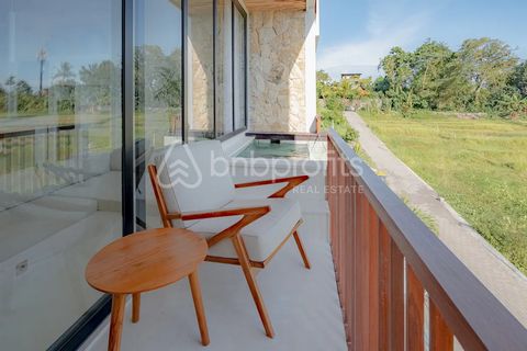 Nestled in the heart of tranquility, this 1-bedroom apartment beckons with an invitation to serenity in the Pererenan area. Aptly situated to the southwest, the apartment captures the warm glow of the sun as it sets over the picturesque landscapes, c...
