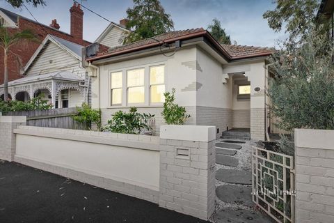 An impeccable location minutes from the Prahran Market and Fawkner Park sets the foundation for this freestanding brick period home with an unbeatable lifestyle location. Traditionally sized rooms of excellent proportions are enhanced by original Tas...