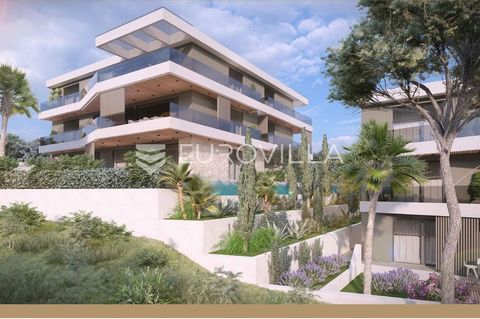 Luxury project in one of the most sought-after locations in Pula with a sea view and 400 meters from the sea. A luxury project of two buildings is for sale. Each building extends over three floors (ground floor plus two floors), and there are two spa...