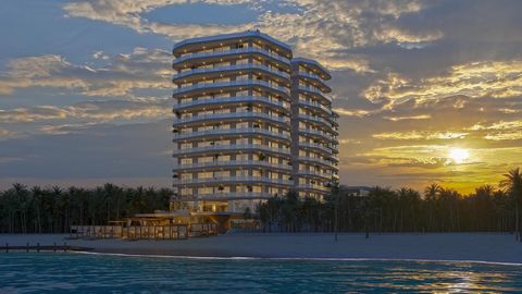 It is a new complex of 2 majestic residential towers facing the ocean of Cancun. 11 levels 72 departments in full The architectural design is born from the fusion of the sea and its elements: sand, wind and movement, where the design of the units aim...