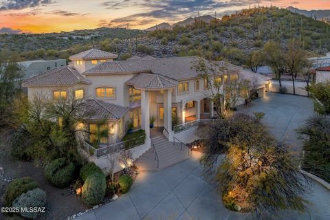 On top of the hill, in prestigious Sabino Vista Hills community, this breathtaking Mediterranean-style estate, designed by renowned architect John Campisano, offers an unparalleled blend of elegance, comfort and views. Built with masonry stucco const...