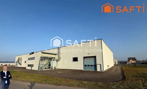 Hall artisanal de 3250m² implanté sur 60,19 ares !