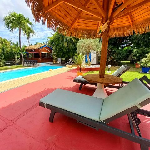 villa de charme, piscine, pool house à vendre 5 pièces SAINT FRANCOIS (971)