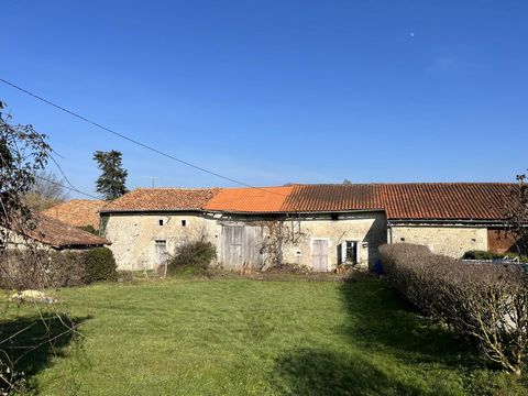 EXCLUSIVE TO BEAUX VILLAGES! This renovation project, located close to Champagne Mouton, is in a small, mainly French, hamlet.Once the correct planning in place it really could provide a comfortable home. There is electricity to the plot. Priced for ...