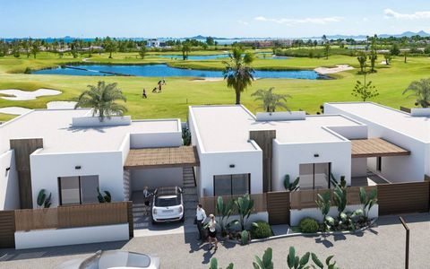 Villas for sale in Los Alcazares, Costa Calida The quiet residence is made up of 32 apartments with 2 and 3 bedrooms and 9 villas with 3 bedrooms that combine modern design, quality and functionality. Its unbeatable location offers impressive views o...
