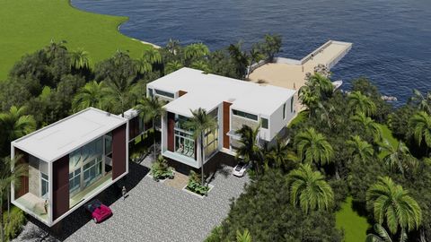 Nestled in the panoramic setting of Islamorada, Florida, the brand new construction at 87895 Old Hwy offers a premium blend of luxury, privacy, and elegant island living. Sprawled over two acres on the azure Atlantic, this opulent abode stretches a m...