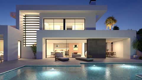 Villa met zwembad en uitzicht op zee - AL030 Frans: Villa Iseo, villa met privé zwembad en uitzicht op zee in het Residential Resort Cumbre del Sol, in Benitachell, aan de Costa Blanca Norte, tussen Alicante en de stad Valencia. Een modern design en ...