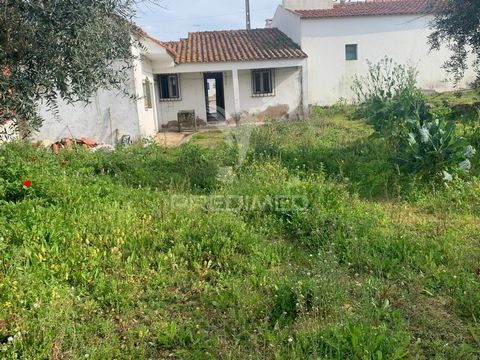 Come and see this villa with 2 fronts, with 70m2, in a quiet village in the heart of Alentejo, near Arraiolos and 29 km from Évora, a UNESCO heritage city, inserted in a plot of 377m2, having another urban land with 415m2, making a total of 792m2. Wh...