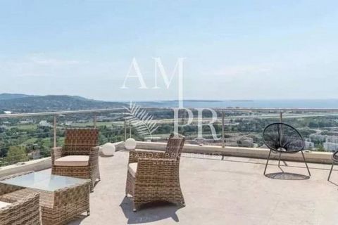 Amanda Properties offers you this magnificent Contemporary Villa with swimming pool and panoramic sea view on Cannes and the Lerins Islands. This new villa of 292 m² on 3 levels, offers you 7 bedrooms, 4 bathrooms, a spa, as well as many storage spac...