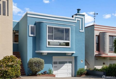 Welcome to 228 Stillings Ave., a move-in ready, sun-filled, mid-century, Miraloma Park home on the border of Glen Park. It features high ceilings, original wood floors, multiple skylights and art deco-inspired details. On the main level, you will fin...