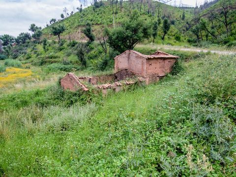 Land met 24.000m² gelegen in Perna da Negra in Monchique en een huis, geregistreerd als rustiek, met 83m2 (ontworpen om dieren te houden en voor opslag) dat in puin ligt, het huis is ingevoegd in een vlak deel en ligt naast een beek die wegloopt in h...