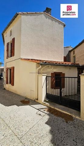 VENDS BRAM (11150) - 15 minutes from Carcassonne and Castelnaudary - Village house, 7 main rooms, comprising on the ground floor: a living room, kitchen, an office that can be used as a bedroom (no window) with cupboard, shower room with toilet, stor...