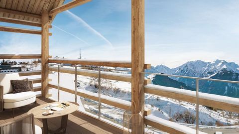 Alpe d’Huez, voted best European ski resort 2020. High-end five chalet style residence, accommodating 55 apartments. Project now completed. Last units available - 3 to 5 bedroom apartments. Starting from 1,075,000 to 1,760,000 euros. Each unit with f...