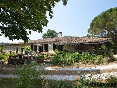 Summary Charming Quercy stone farmhouse set in approx2200sqm of mature gardens, gloriously peaceful rural setting at approx10min from Roquecor. Front door leading into the bright, beamed living room of approx25sqm woodburning insert to the fireplace ...
