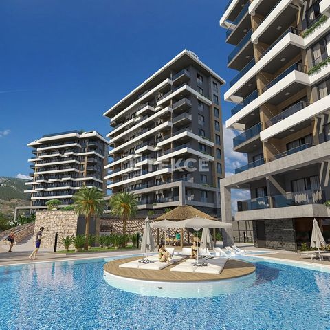 Sea-View Apartments in a Complex in Alanya Kestel The apartments are situated in Kestel, a coastal neighborhood in Alanya. Kestel offers large streets, rich amenities, sports facilities, crystal-clear beaches, and an upright lifestyle. The ... are cl...