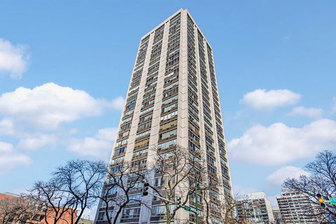 Rarely do you find such a gem as this northeast corner unit, flooded with natural light and boasting stunning views of the city skyline, Lincoln Park, and Lake Michigan. This upgraded residence features a spacious kitchen with stainless steel applian...