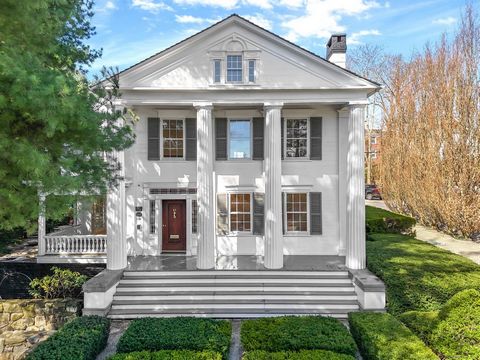 An unparalleled opportunity to own a piece of New Canaan's history. This Greek Revival masterpiece, listed on the National Register of Historic Places, boasts a rich legacy. Formerly the residence of famed editor Maxwell Perkins, who nurtured literar...