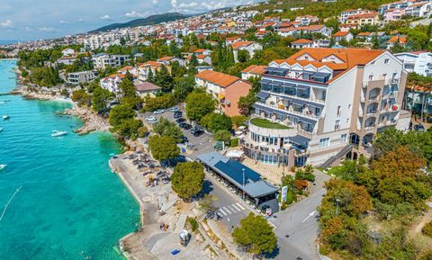 Location: Crikvenica Built: 2003 Renovated: 2014 City center: 3 km Airport distance: 22 km Inside space: 5370 m2 Plot size: 3957 m2 Bedrooms: 60 Bathrooms: 60 Swimming pool: 50 m2 Parking: 25 Air-conditioner Sauna Cameras Patio Playground Garden Feat...