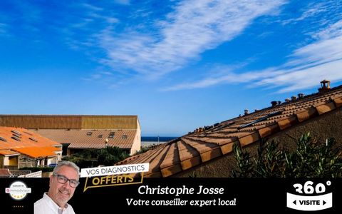 11370 PORT-LEUCATE, EXCLUSIVO. Christophe Josse, su asesor inmobiliario local, le presenta este apartamento de 2 niveles con terraza con acceso directo a la playa. *** UBICACIÓN ***: GRANDE BLEUE SECTOR 11370 PORT-LEUCATE *** DESCRIPCIÓN ***: 1er Niv...