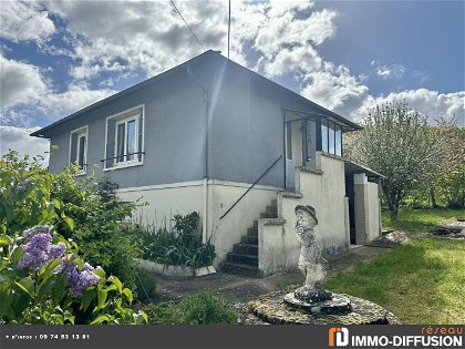 Mandate N°FRP160831 : House approximately 55 m2 including 3 room(s) - 2 bed-rooms - Garden : 561 m2. Built in 1975 - Equipement annex : Garden, Cour *, Terrace, Garage, parking, double vitrage, - chauffage : granules - Class Energy F : 354 kWh.m2.yea...