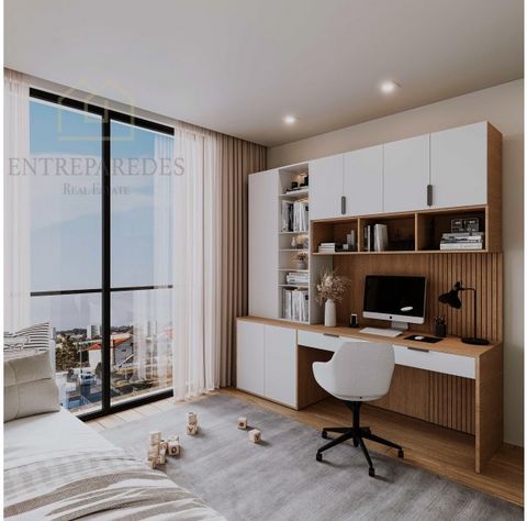 2 bedroom apartments with balcony and garage for sale in São Mamede De Infesta, Porto, Portugal fr AK. 2 suites. Kitchen and Living Room in Open Space Balcony of 3.6 m2. Solar orientation: South/East. São Mamede Park is a new development consisting o...