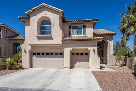 This lovely traditional home is situated in the Chardonnay Hills Community in Summerlin North. Its Stone Creek floorplan boasts 4 bedrooms, 3 full bathrooms, and ample storage space. The entire house has been freshly painted and features new carpetin...