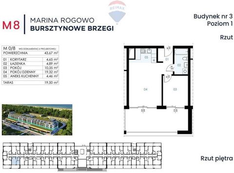 MARINA ROGOWO BURSZTYNOWE BRZEGI - Apartament 2 pokoje 659 900 zł brutto (8% VAT) Luksusowe Apartamenty i Domy w Rogowie, 70 metrów od Morza! 18 km od Kołobrzegu, bezpośrednio od dewelopera. Przedmiotem ogłoszenia jest mieszkanie 2 - pokojowe nr M8 ,...