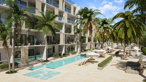 Tourist Residential Project located in El Cortecito - Playa Bávaro, Bávaro - Punta Cana, Dominican Republic. Just a 12 min walk to the beach. It is composed of 3 buildings of 25 units each with a total of 75 2-bedroom apartments, each with a differen...