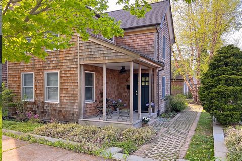 Renovated Greenport Village Farmhouse with custom woodwork details throughout! With a simplified way of living, the location is amazing and the spaces have been uniquely well designed to maximize the use of space and quality craftsmanship. The yard a...