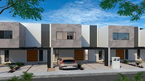 Een nieuwe vastgoedontwikkeling met woonhuizen met 3 slaapkamers te koop in Playa del Carmen, Quintana Roo. Develo zal de volgende voorzieningen omvatten: omheining met elektrische afrastering, 2 zwembaden, 2 multifunctionele ruimtes (met pergola-ter...
