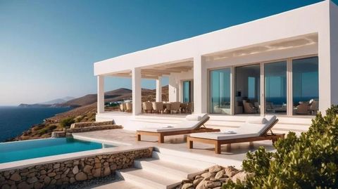 This magnificent villa in Antiparos offers a unique opportunity for those looking for luxury and tranquility. With an area of 200 m2, the villa has 3 bedrooms and 3 bathrooms, while its interior is decorated with a modern and elegant design. The open...