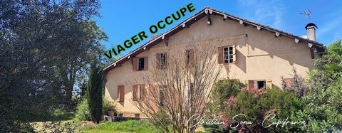 Maison à vendre en VIAGER occupé 10 pièces SAINTE CHRISTIE D'ARMAGNAC (32)