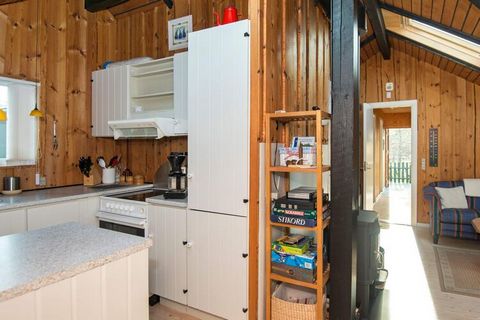 At Truust you will find this cottage with good decor, kitchen in open connection with the living room and three good bedrooms. The cottage is equipped with both a wood stove and a heat pump, so you are safe on the cool evenings. On the terrace, the e...