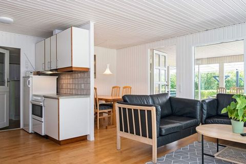 Attraktiv gelegenes Ferienhaus bei Stauning, mit wohnlichem Charme und großer Sauna. Sie wohnen hier in ruhiger Umgebung und nahe des Ringkøbing Fjords. Das Haus ist im Jahr 2022 teilweise renoviert. Innen offener Küchen-/Wohnbereich für das Familien...
