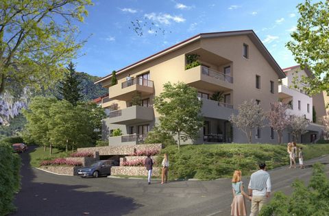 Collonges sous Salève 74160 - Exceptional T5 Duplex of 123m2 On the 1st level, an entrance with cupboard, two bedrooms, a bathroom with double sinks, a toilet, a living room with open kitchen overlooking a first balcony. On the 2nd level, two new bed...
