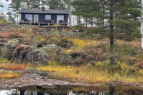 Nice holiday home in Buerskogen near Halden. The cabin is well maintained and pretty. There are three bedrooms here, one with a double bed and the other two bedrooms with bunk beds. There is an open kitchen and living room with access to a large terr...